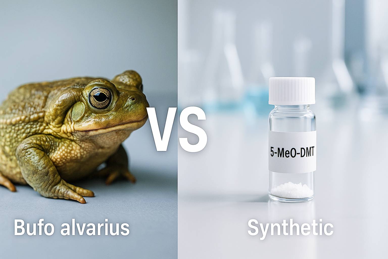 bufo vs synthetic 5-meo-dmt